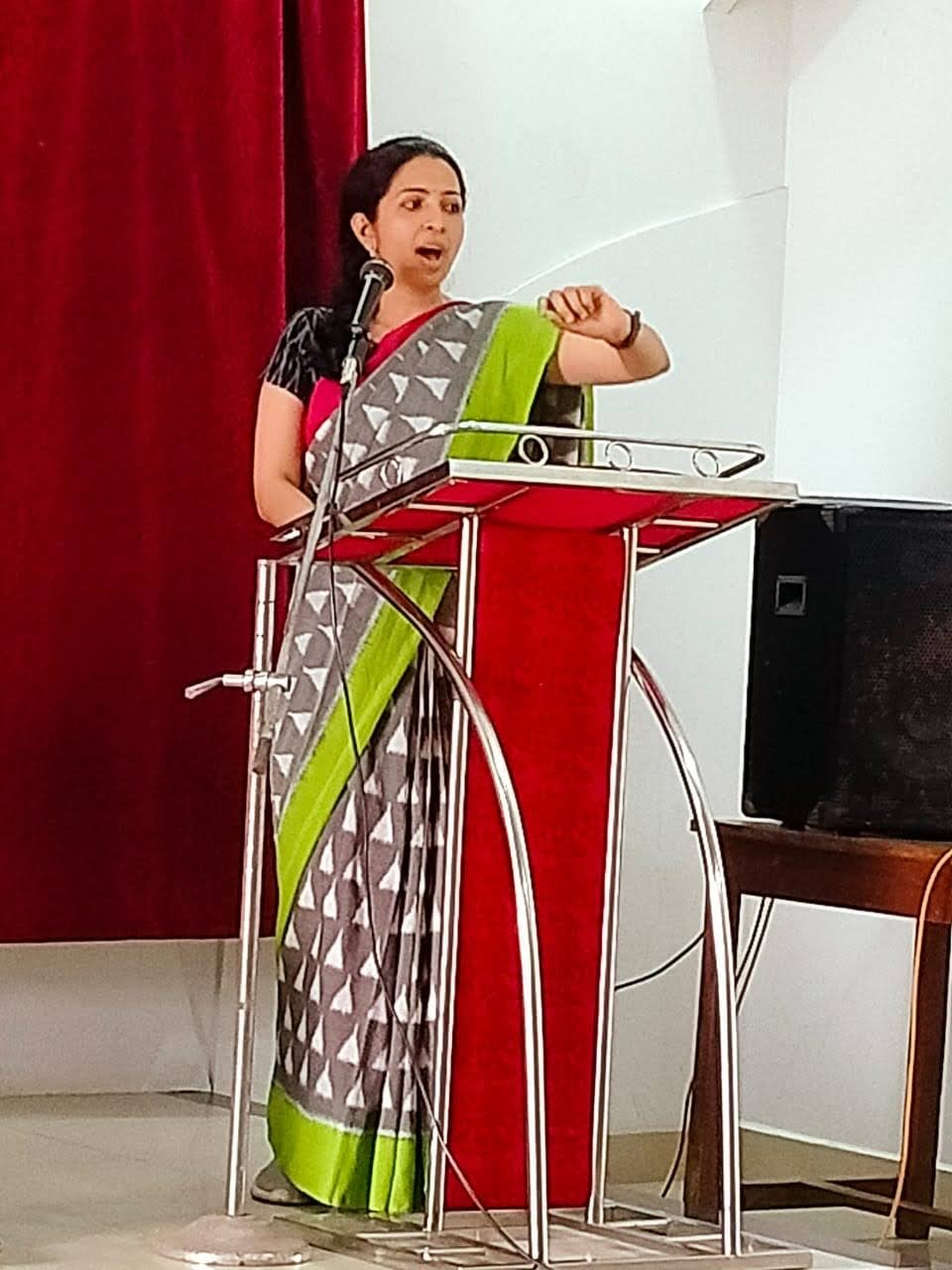 Speaking on misinformation and digital rights, 2021